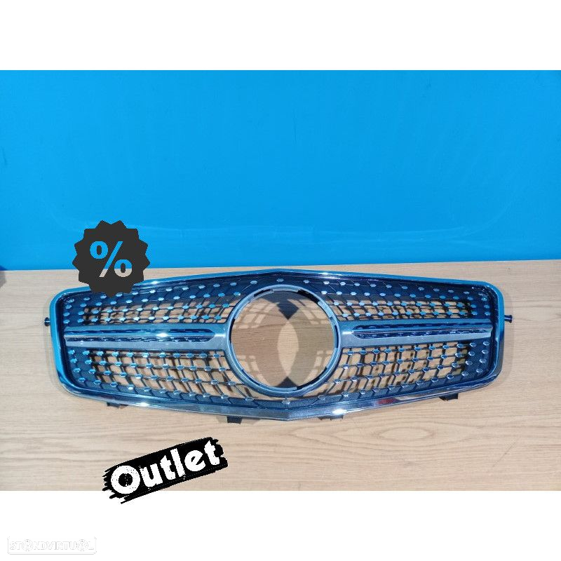 C011542C1 GRELHA FRONTAL MERCEDES CLASE E W212 09-13 LOOK AMG DIAMANT CROMADO PR - 5