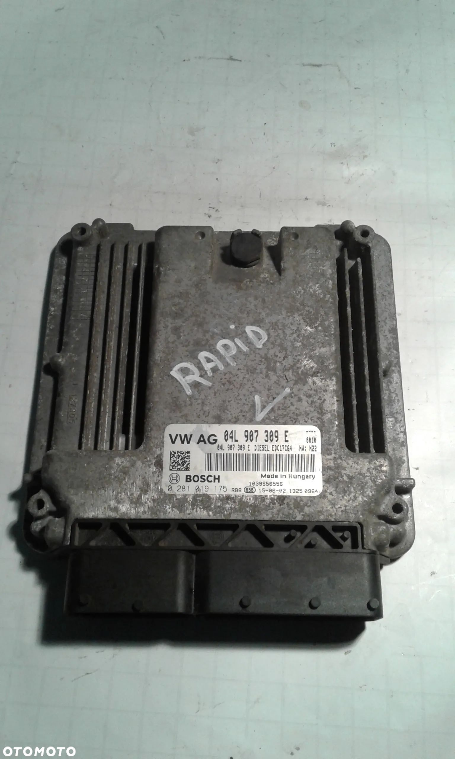 SEAT SKODA VW KOMPUTER STEROWNIK 04L907309E - 1