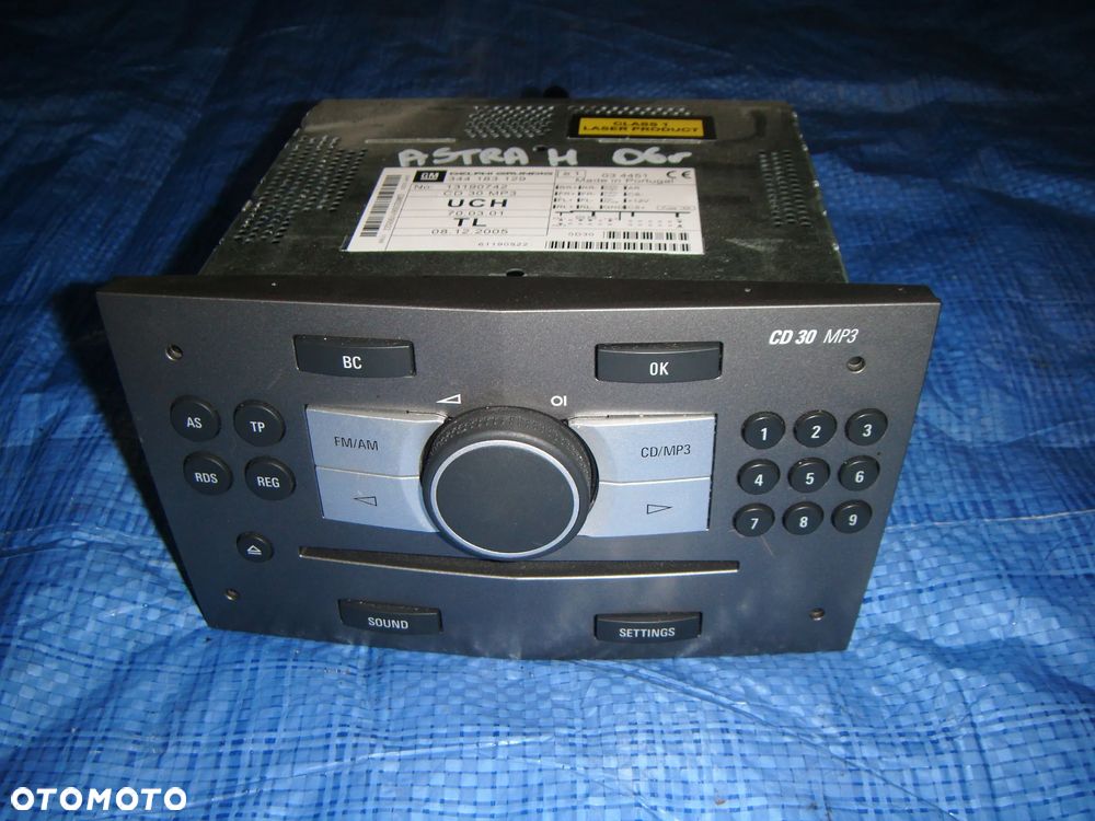 opel astra h  radio cd fabryczne - 1