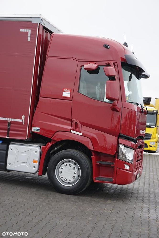 Renault T 380 / ACC / E 6 / FIRANKA + WINDA / 20 PALET / DŁ. 8,2 M / OŚ SKRĘTNA - 32