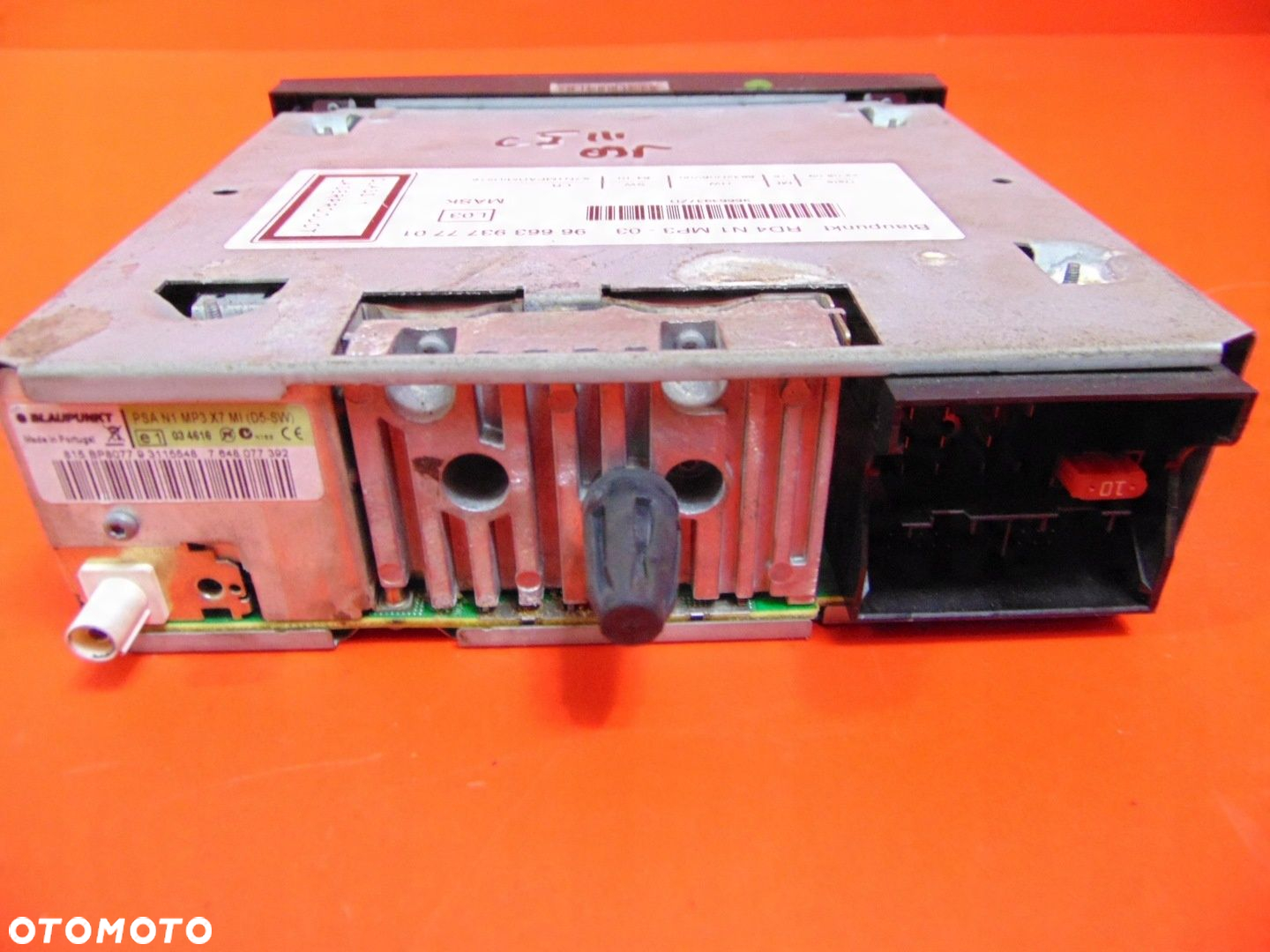 CITROEN C5 III X7 BERLINGO III PARTNER III RADIO CD MP3 RADIOODTWARZACZ - 4