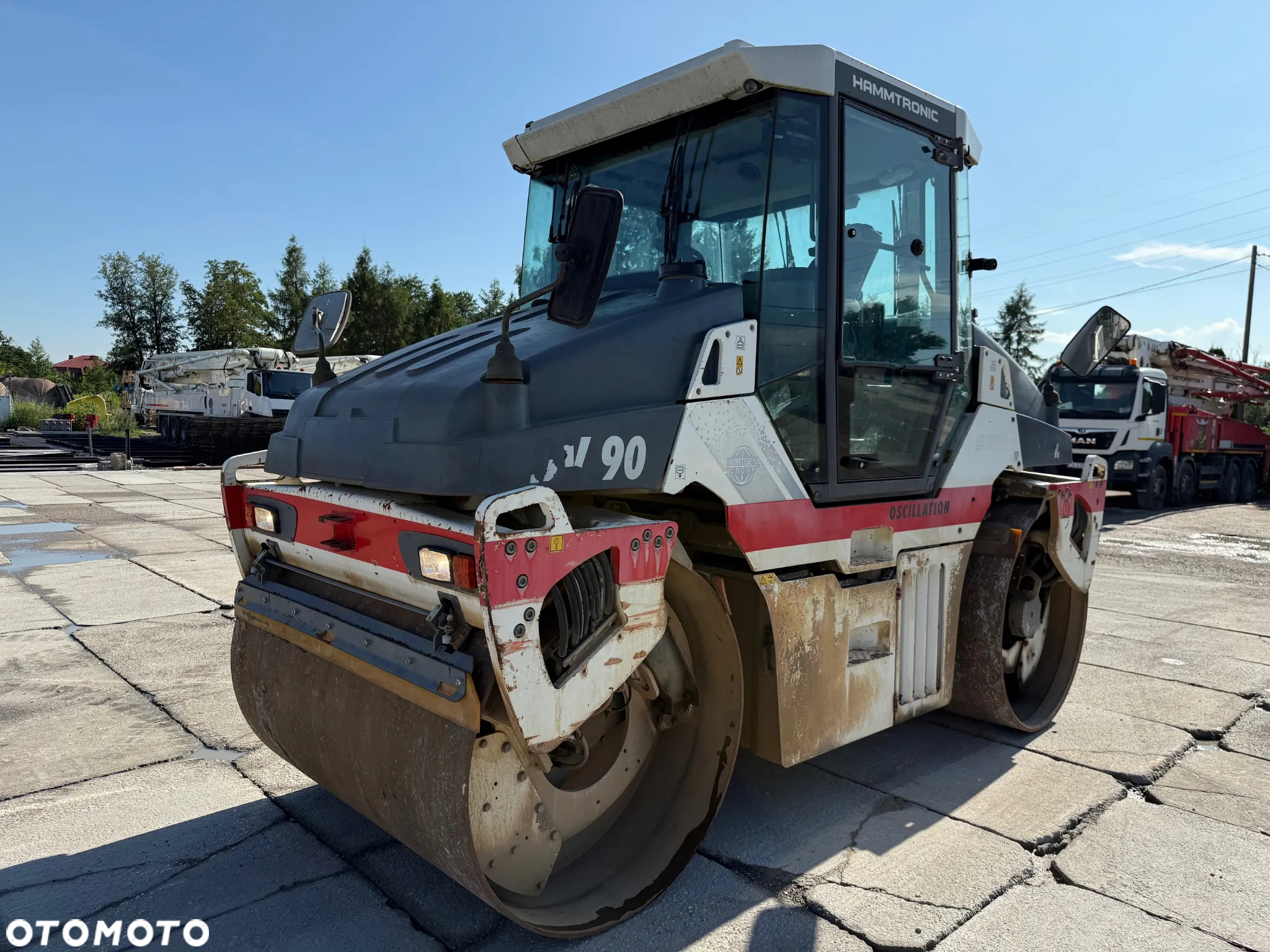 Hamm DV 90 Walec Stalowo Stalowy - 4