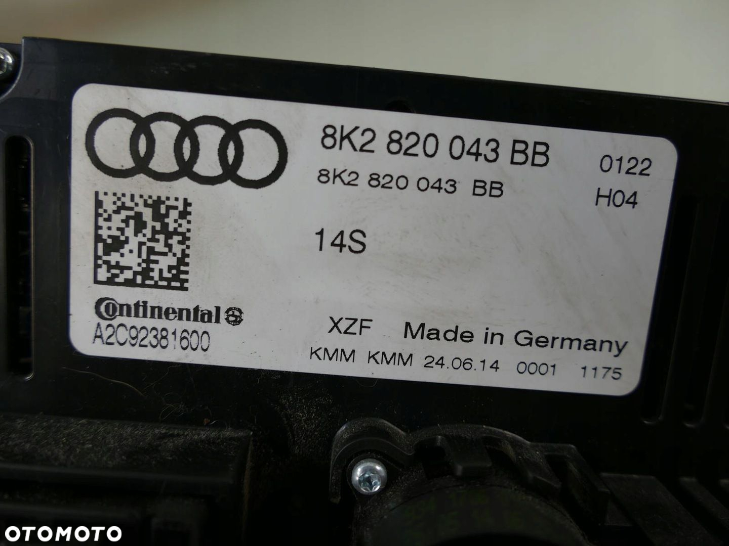 AUDI A5 8T LIFT PANEL STEROWANIA KLIMATYZACJI I NAWIEWU UK - 7