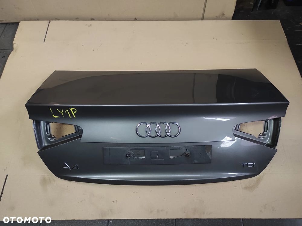 KLAPA BAGAŻNIKA TYLNA SZYBA AUDI A4 B8 LIFT SEDAN LY1P SZARA WYSYŁKA !!!! - 2