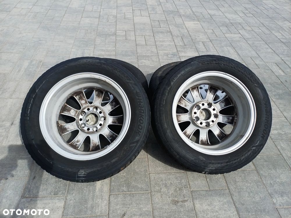 FELGI Z OPONAMI KOŁA ALUMINIOWE MERCEDES R15 5X112 66,6 mm OPONY GOODYEARS R15 185/65 2021r ZIMA NR33 - 13