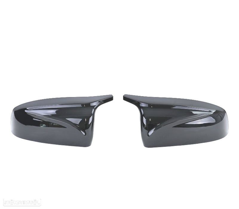 CARCAÇAS DE ESPELHO PARA BMW E70 E71 E72 LOOK M PRETO BRILHANTE - 3