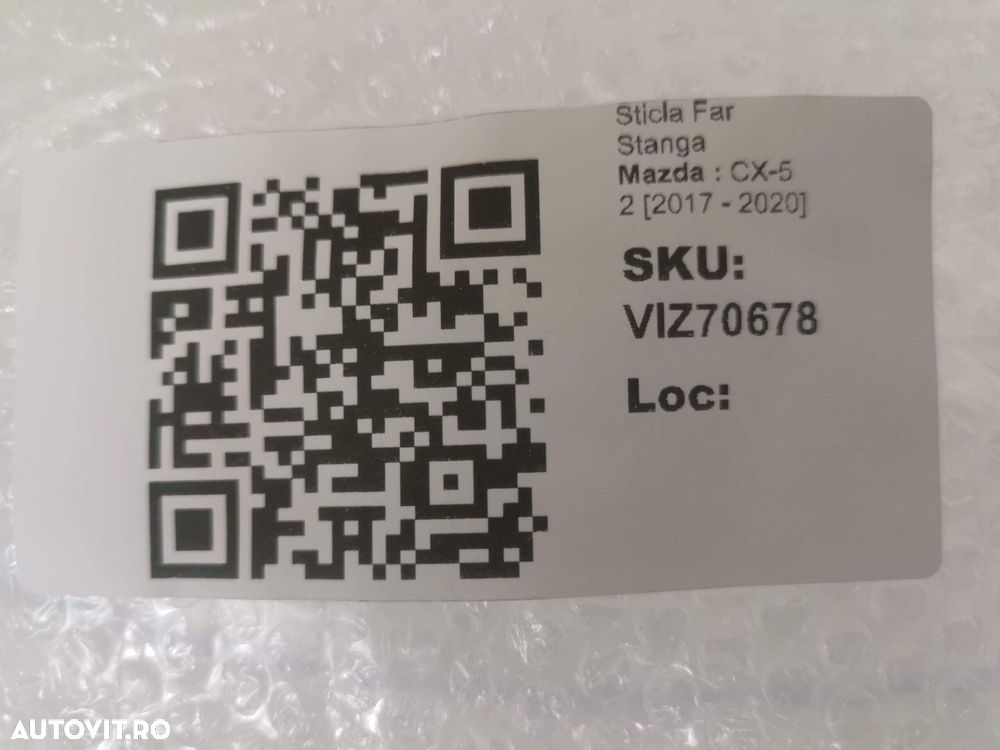 Sticla Far Stanga Mazda  CX-5 2 2017 2018 2019 2020 In Stare Buna - 8