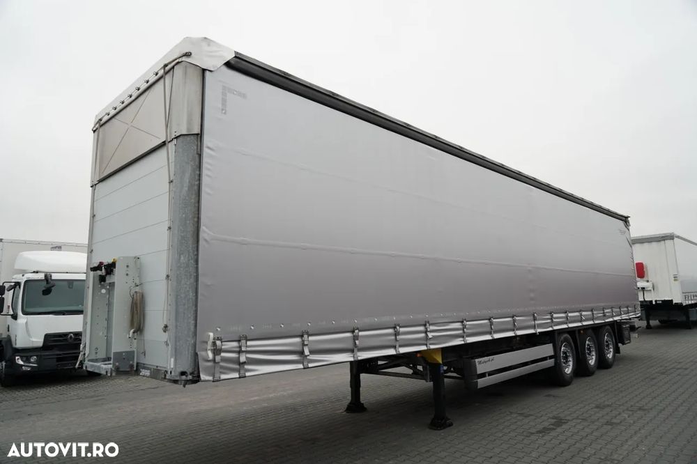 Schmitz Cargobull CORTINĂ / STANDARD / CAMION DIN OȚEL - 9 M / ACOPERIȘ CULISANT / AXĂ CULISANTĂ / - 2