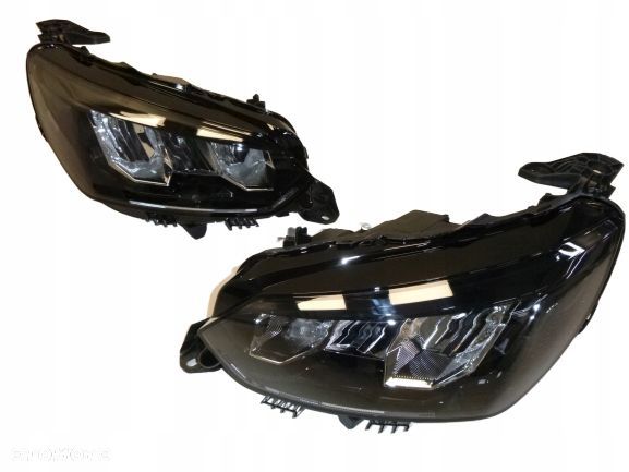 PEUGEOT 208 2008 2019- LAMPA LAMPY REFLEKTOR REFLEKTORY LEWA PRAWA LED ORYGINAŁ - 1