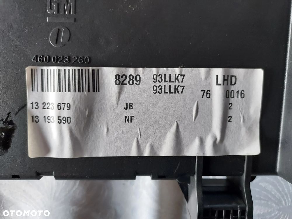 Moduł centralka bezpieczników BSI Opel Vectra C GM 460 023 260 - 3
