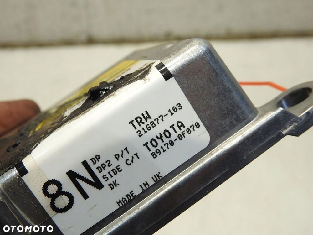 MODUŁ SENSOR AIR BAG AIRBAG TOYOTA COROLLA VERSO II 89170-0F070 - 6