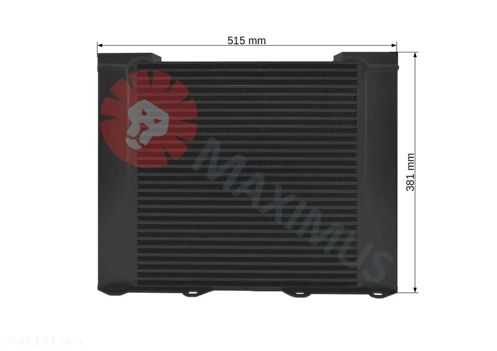 NOWA CHŁODNICA WODY DEUTZ UNIWERSAL SILNIK 4M1012C 00917980000 0091943 00919430000 04251397 04251397KZ 04259457 04259457KZ 1100019300 1200011900 2746794 - 4