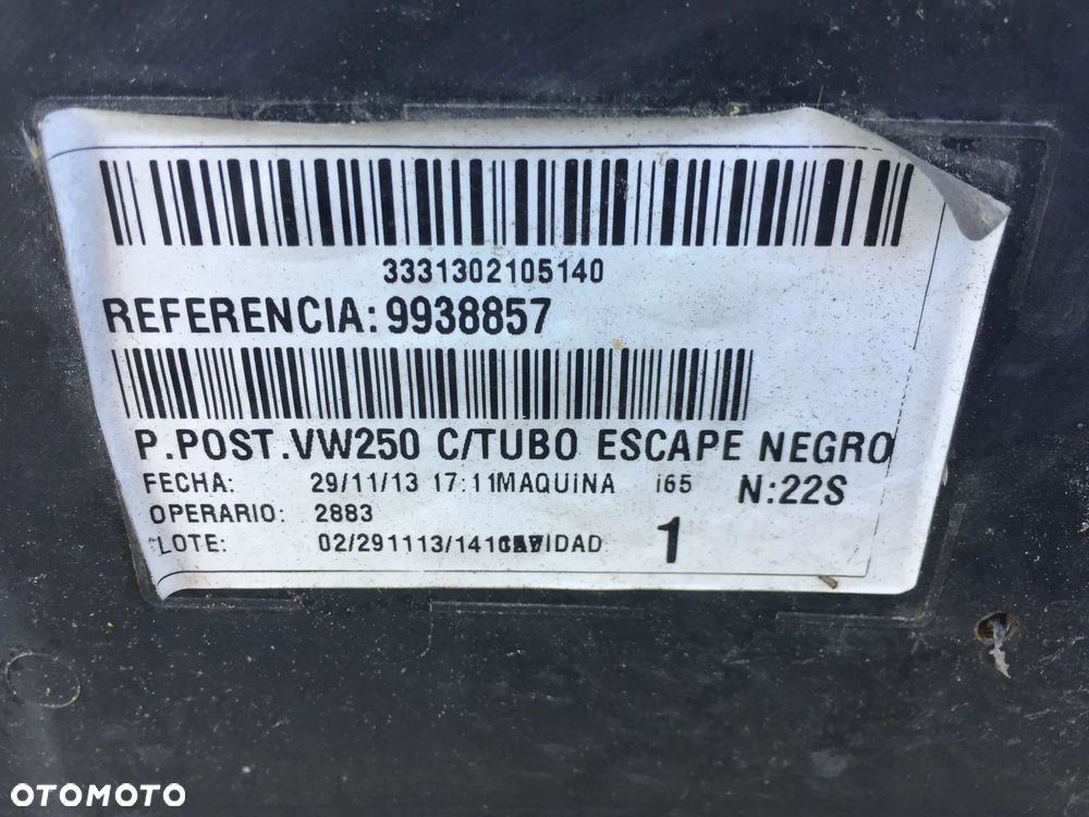 VW POLO 6R6 2008-2014 ZDERZAK TYLNY TYŁ - 11