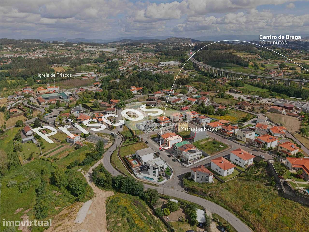 Moradia T3 Nova | Priscos, Braga - Grande imagem: 4/33