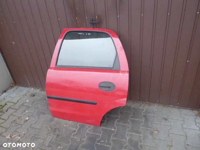 DRZWI LEWY TYŁ LEWE TYLNE KOMPLETNE OPEL CORSA C Z573 - 7
