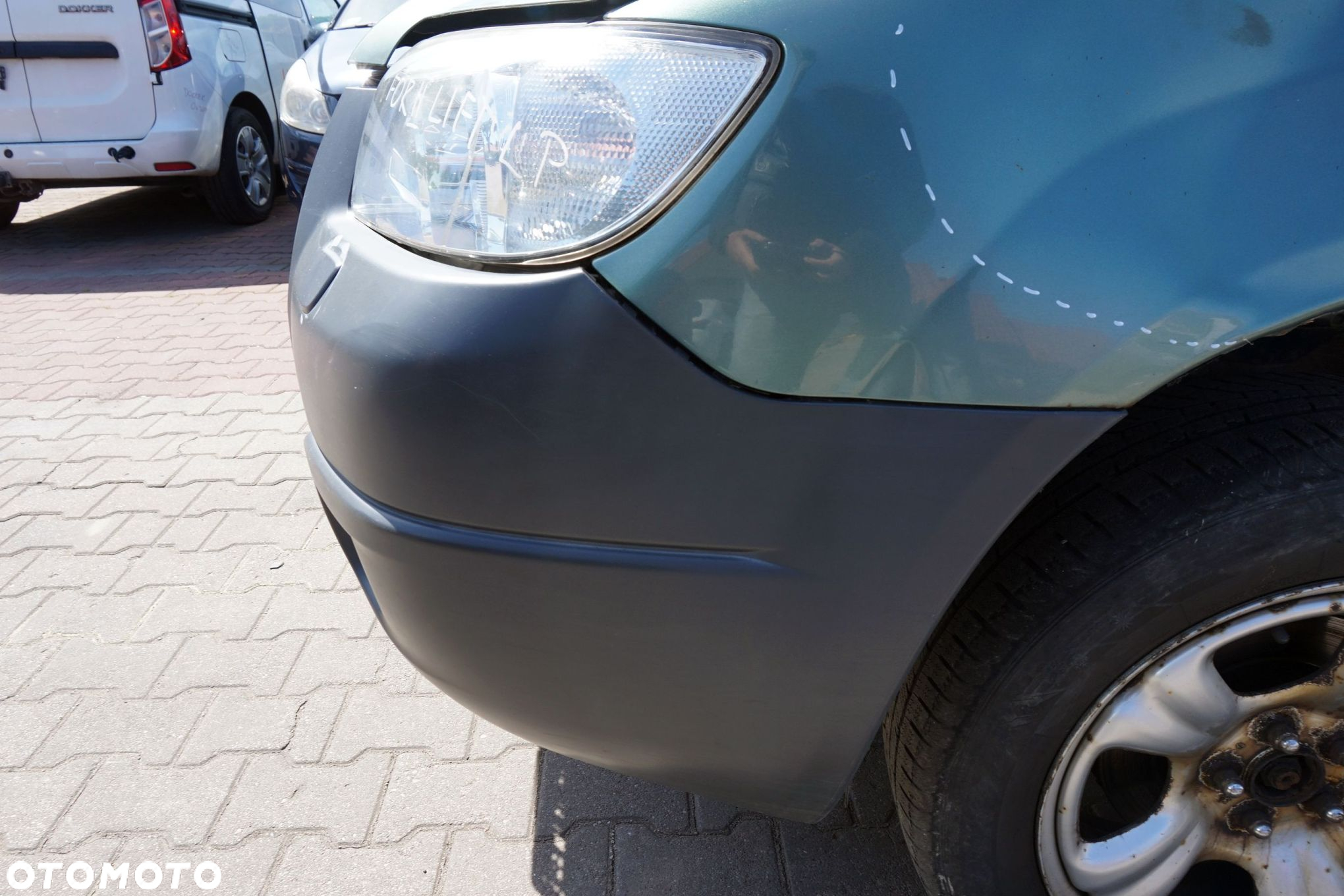 MASKA ZDERZAK BŁOTNIKI LAMPY FORESTER II SG LIFT 5F6  SUBARU 2006-2008 ZIELONY EVERGREEN PRZÓD KOMPLETNY - 9