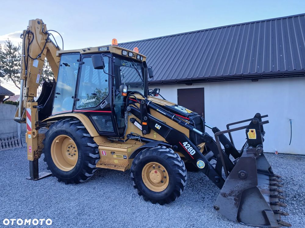Caterpillar 428D/ORYGINAŁ/8200h!/2 ŁYŻKI - 3