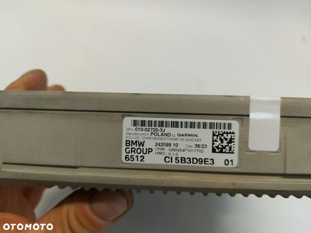 BMW i4 G26 4 GranCoupe, 2023 radio nawigacja navi garmin wtyczka 5b3d9e3 - 5