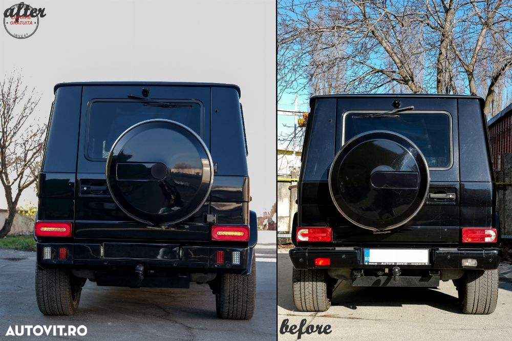 Bara Spate cu Prelungire Aripi Extensii Aripi Mercedes G-Class W463 (1989-2013) G6- livrare gratuita - 15