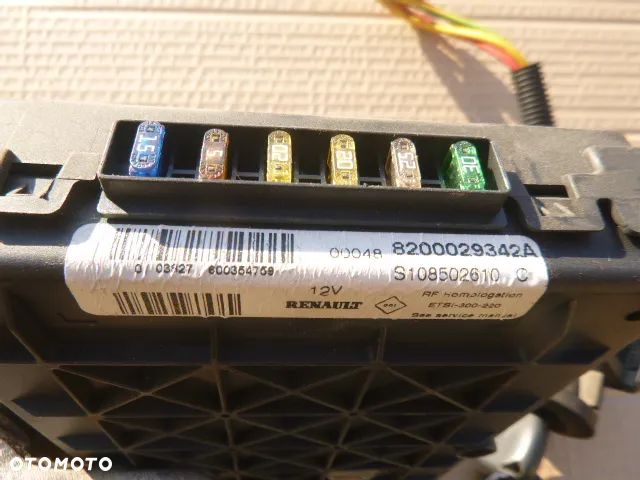 ZESTAW STARTOWY KOMPUTER STACYJKA CZYTNIK BSI RENAULT SCENIC I LIFT 1.6 16V 99-02 - 13