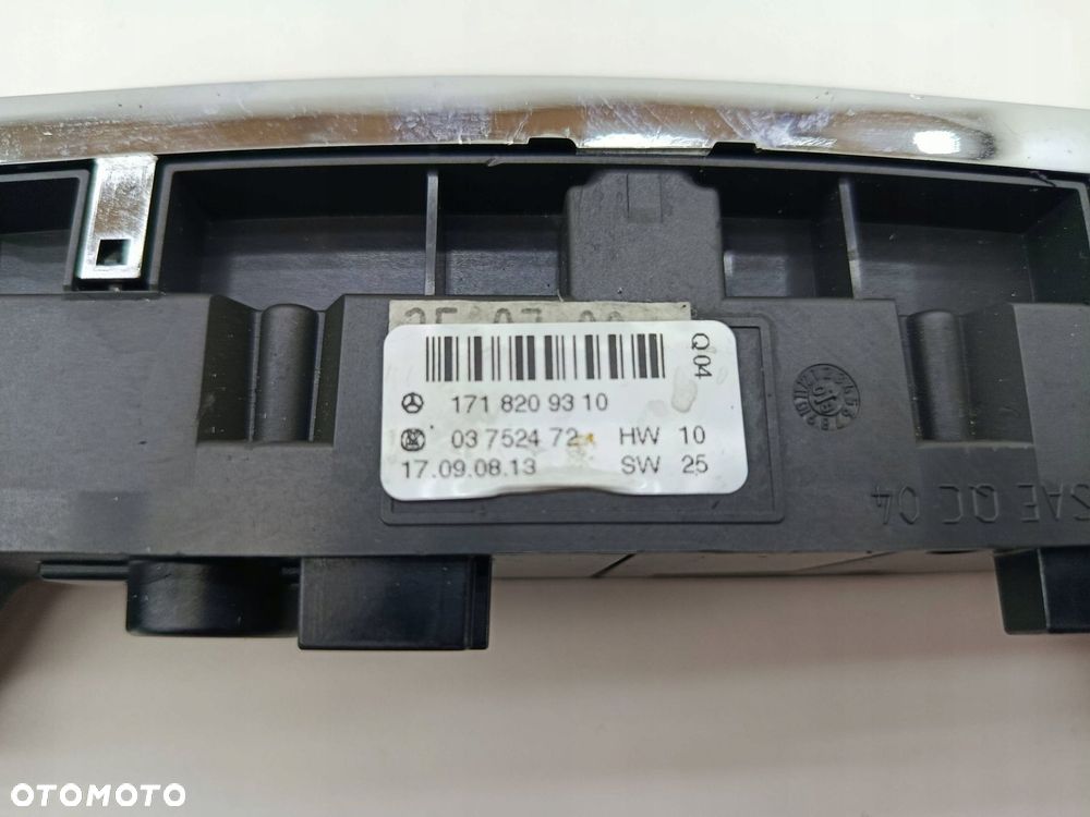 MERCEDES R171 PANEL ŚWIATEŁ AWARYJYCH PRZEŁĄCZNIK 1718209310 - 7