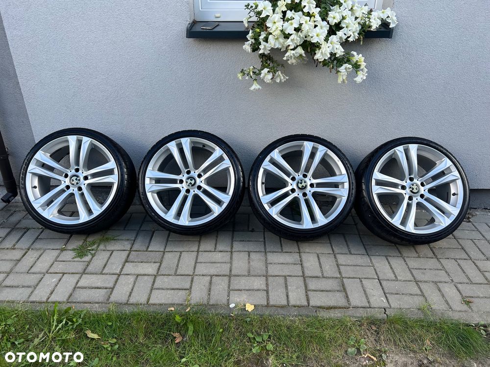 Felgi aluminiowe BMW 5x120 + zimowe opony 235/35R19 - 1