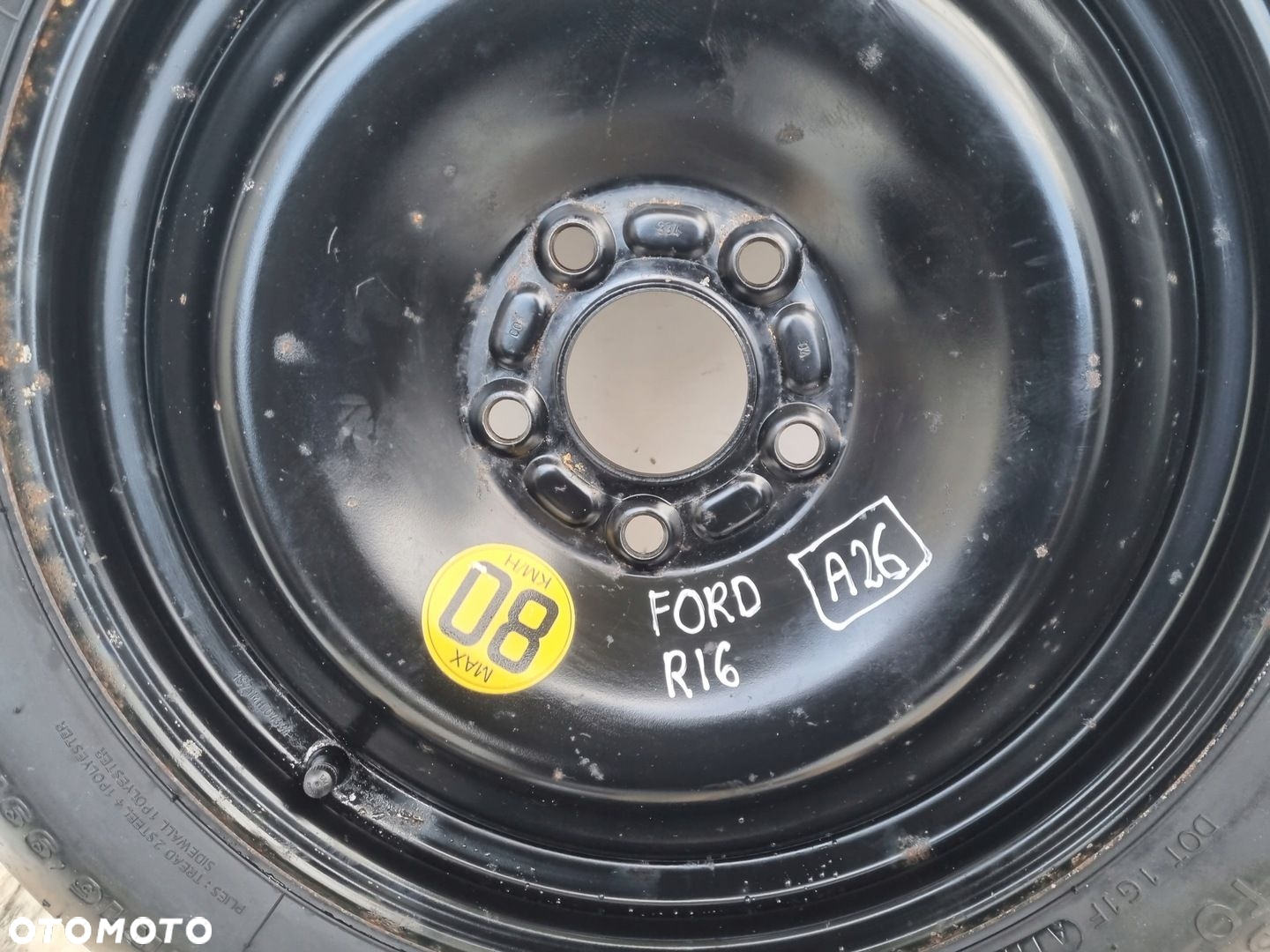 Ford C-Max Focus Mk2 II KOŁO DOJAZDOWE dojazdówka 125/85 R16 5x108 1S71MH - 2