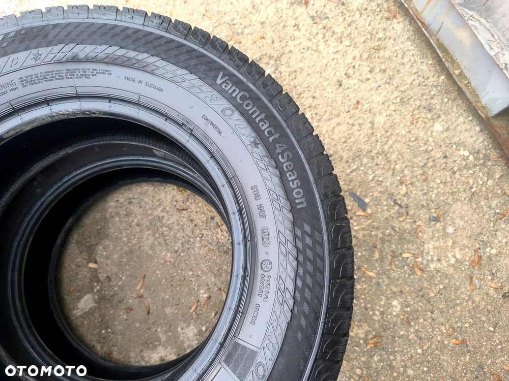 225/70R15C 15 C 112/110R Opony Całoroczne Wielosezonowe CONTINENTAL VanContact 4SEASON 23r. 225/70 ALU-RAD Legnica 6,5mm 4mm - 6