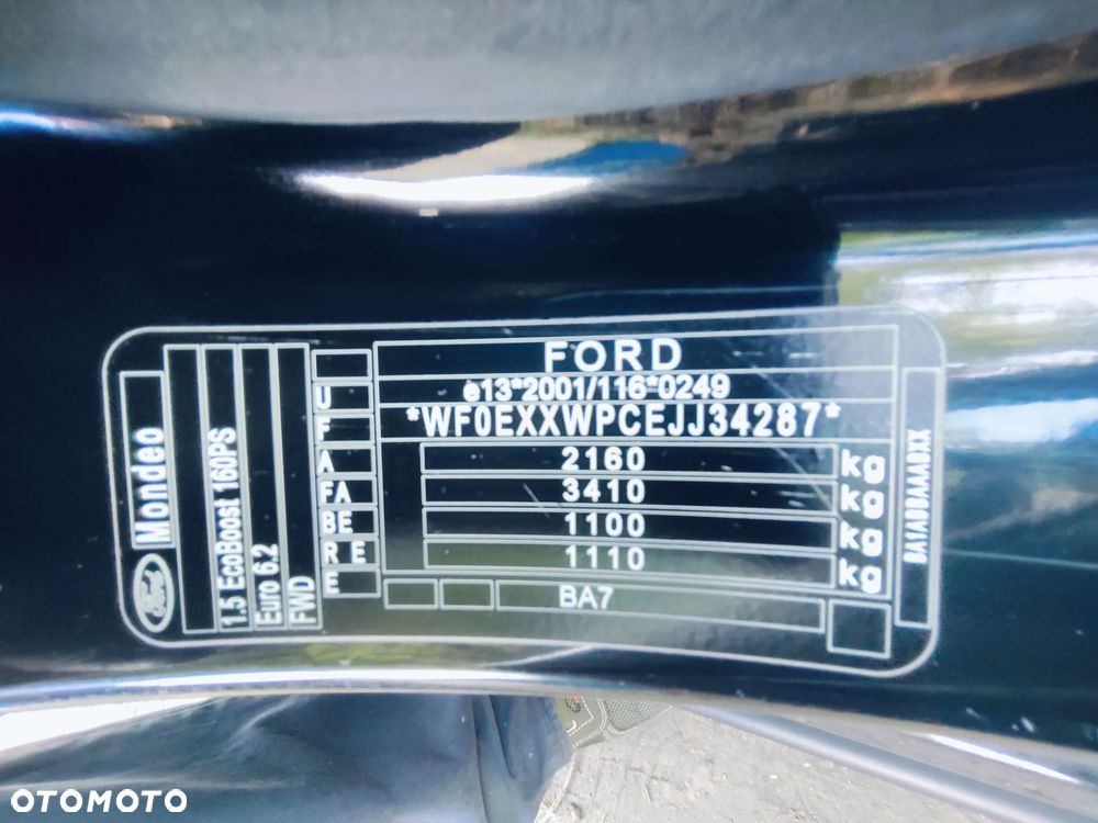 Ford Mondeo 1.5 EcoBoost Trend - 10