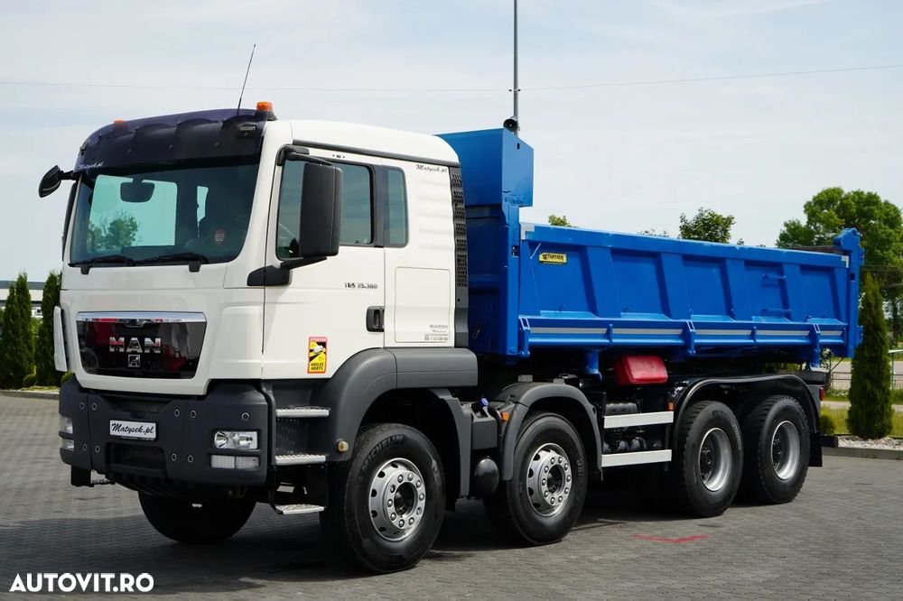 MAN TGS 35.360 / 8X4 / BASCULATOR 2 LATERAL / HIDROBRAT / GARNIER / AUTOMAT - 15