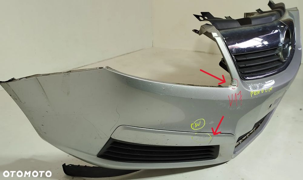 zderzak przedni przód grill OPEL ZAFIRA B 05-11 Z157 - 3