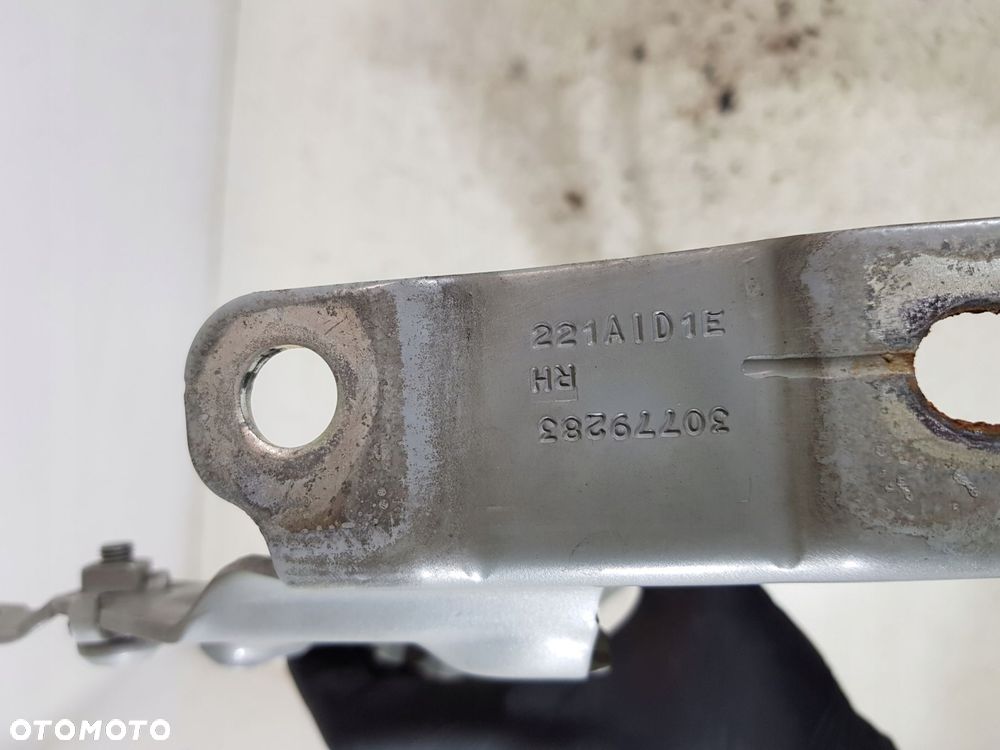 zawiasy maski lewy prawy 30779282 volvo xc60 i eu 12r 3.2b komplet - 9