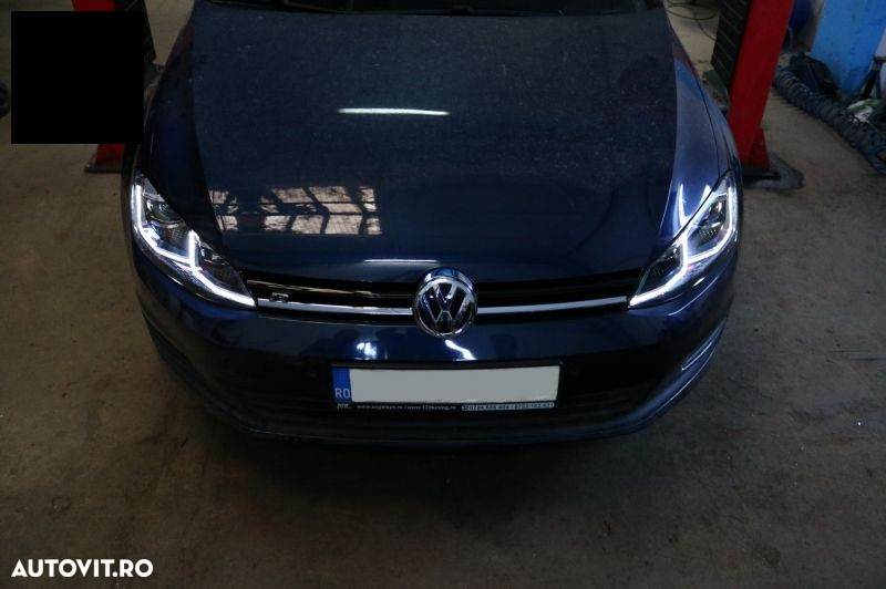 Faruri LED Bi-Xenon Look VW Golf 7 VII (2012-2017) Facelift G7.5 R Line Design cu - livrare gratuita - 9