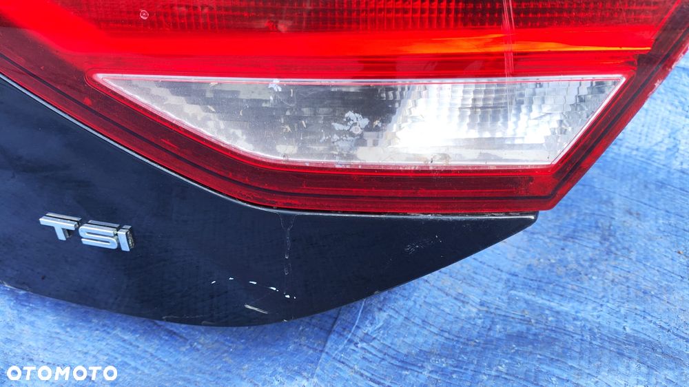 KLAPA ZDERZAK WZMOCNIENIE BELKA OSŁONA LAMPA TYŁ KOMPLETNY TYŁ DUPA CZARNY ORYGINALNY LAKIER SEAT LEON III 3 HB 5D 12-16r - 29
