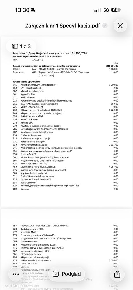 Mercedes-Benz Klasa A 45 S AMG 4-Matic 8G-DCT - 13