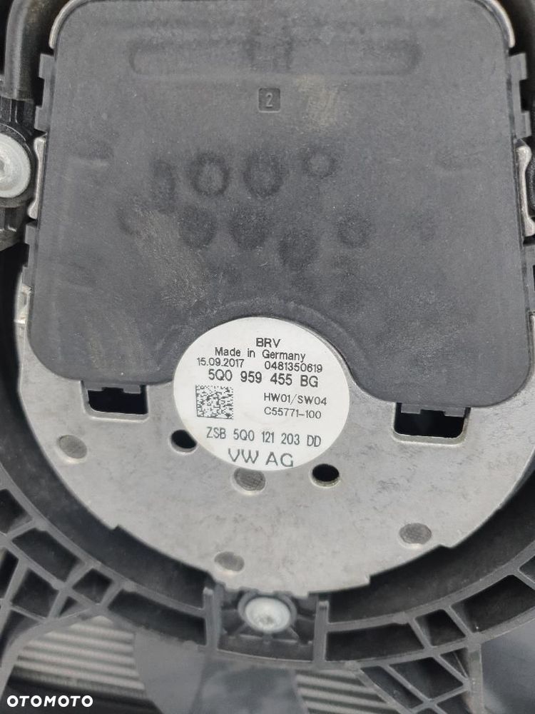 CHŁODNICA WENTYLATOR KOMPLET VOLKSWAGEN T-ROC 1.0 5Q0959455BG 5q0121251 - 2