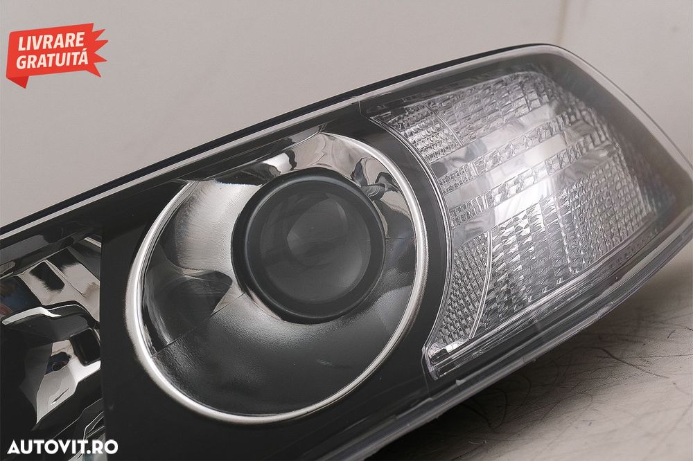 Faruri Skoda Octavia II (2004-2008) Negru- livrare gratuita - 5