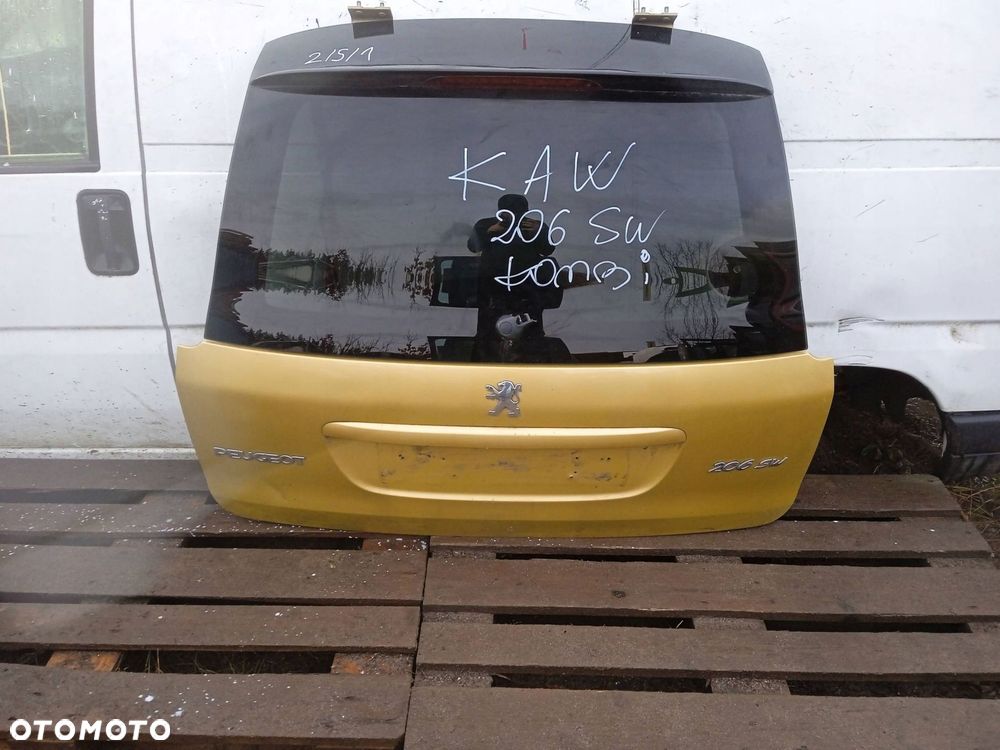 Klapa Bagażnika Tylna Tył Peugeot 206 Kaw Uchylna - 2
