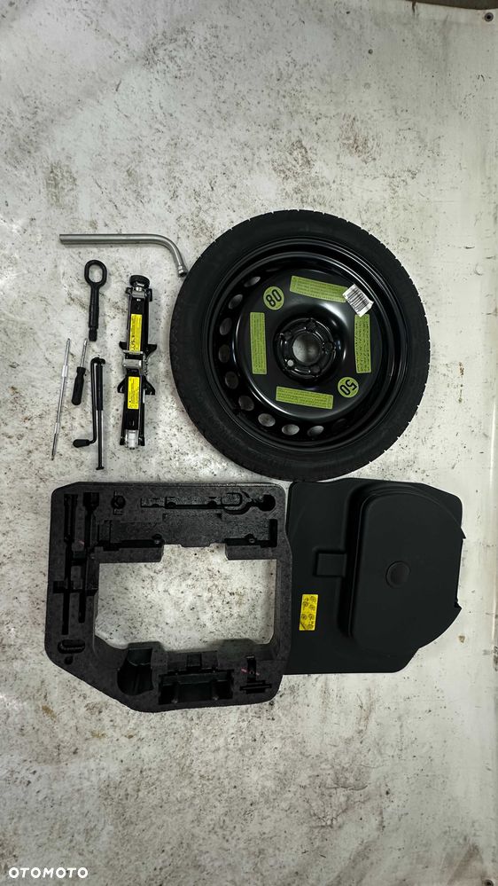 AUDI A4 B8 08-16r A5 8T KOŁO DOJAZDOWE 19' 5X112 lewarek zestaw - 2