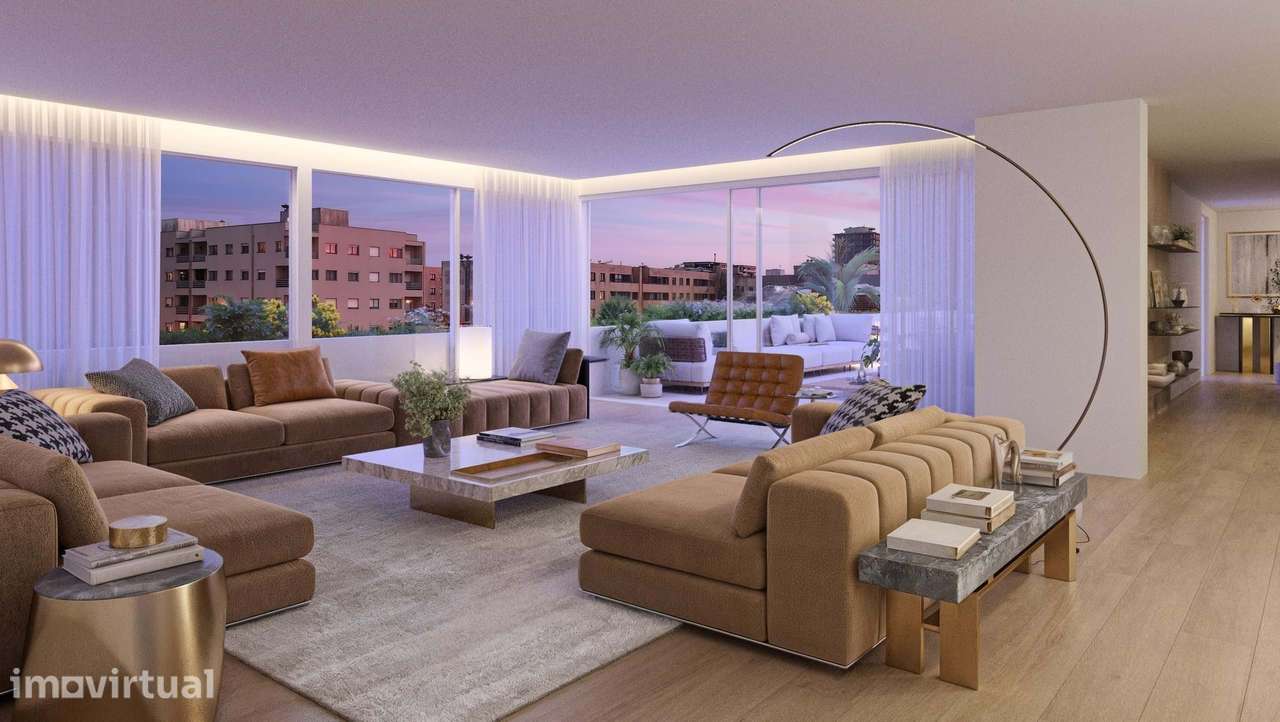 Apartamento T4 | Nova Construção | Terraço | Garagem | Luxo | Matosinh - Grande imagem: 5/49