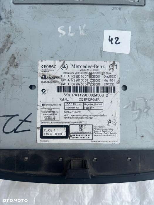MERCEDES SLK radio nawigacja navi command - 7