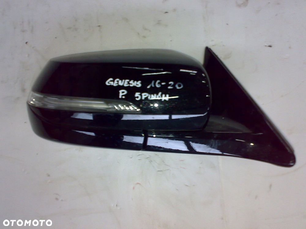 hyundai genesis g80 2015 2020 lusterko prawe 5 pin - 1