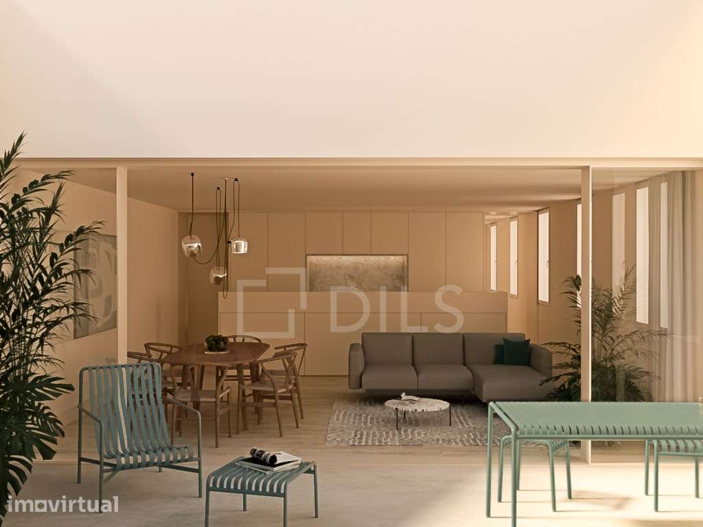 Apartamento T3, estrear, com varanda e garagem em Campo de Ourique - Grande imagem: 2/48