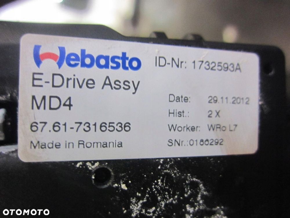 BMW F30 F32 F36 SZYBERDACH SZKLANY 7300238 KOMPLET - 8
