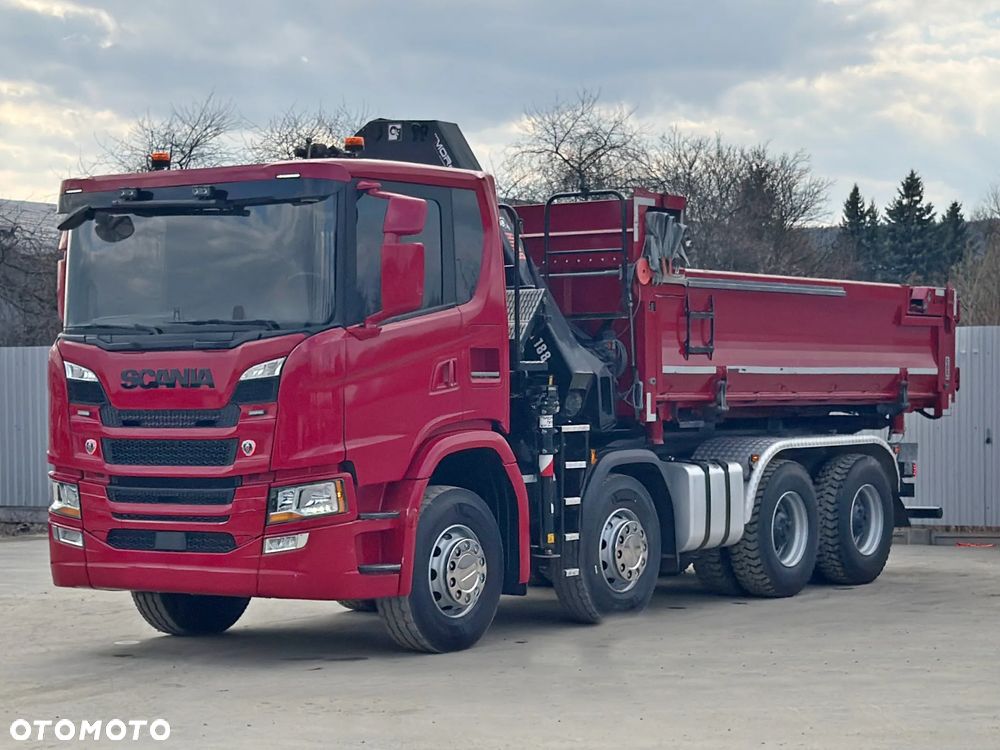 Scania G 450 * WYWROTKA + BORDMATIC + HIAB X - HIDUO 188 * 8x4 - 5