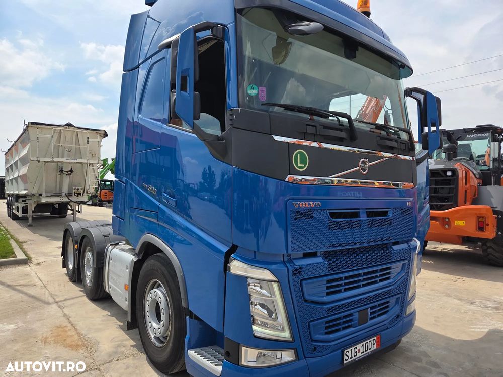 Volvo FH500, 6x2/4-AXA LIFTABILA si VIRATOARE, 500 CP euro 6, 2018, 553.963km, rulat in GERMANIA, Aeropachet, 2 paturi, frigider, 2 girofaruri, 2 rezervoare total 600l, Carte identitate RAR, posibil leasing 2 ani-STARE FOARTE BUNA-PROMOTIE 46.900 EUR+tva - 2