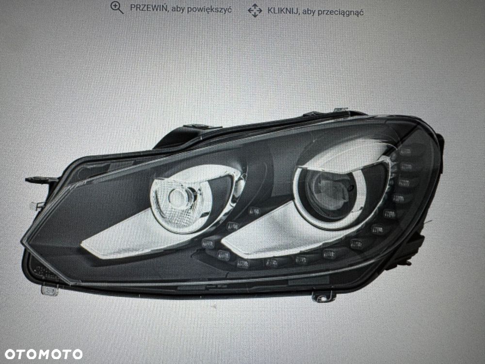 Volkswagen Golf VI reflektor maska klapa - 4