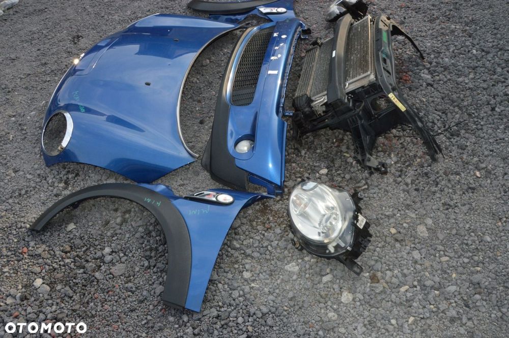 Zderzak maska błotnik lampa przód mini cooper clubman lightning blue metall - 5