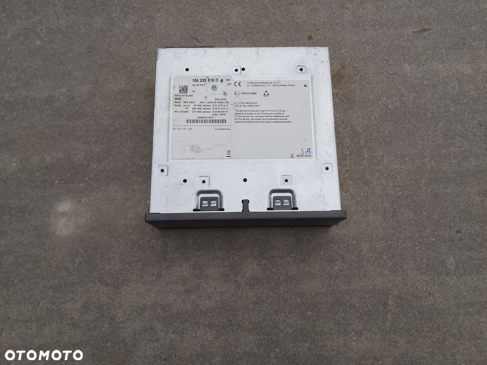 VW ID3 ID.3 ID4 ID.4 ID5 ID.5 CZYTNIK NAWIGACJI RADIO MIB3 NAVI 10A035816D - 2