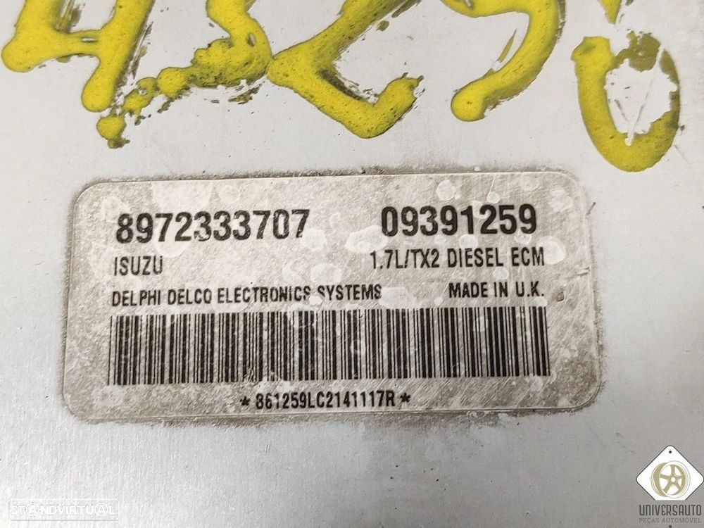 CENTRALINA MOTOR UCE OPEL CORSA C 2002 - 4